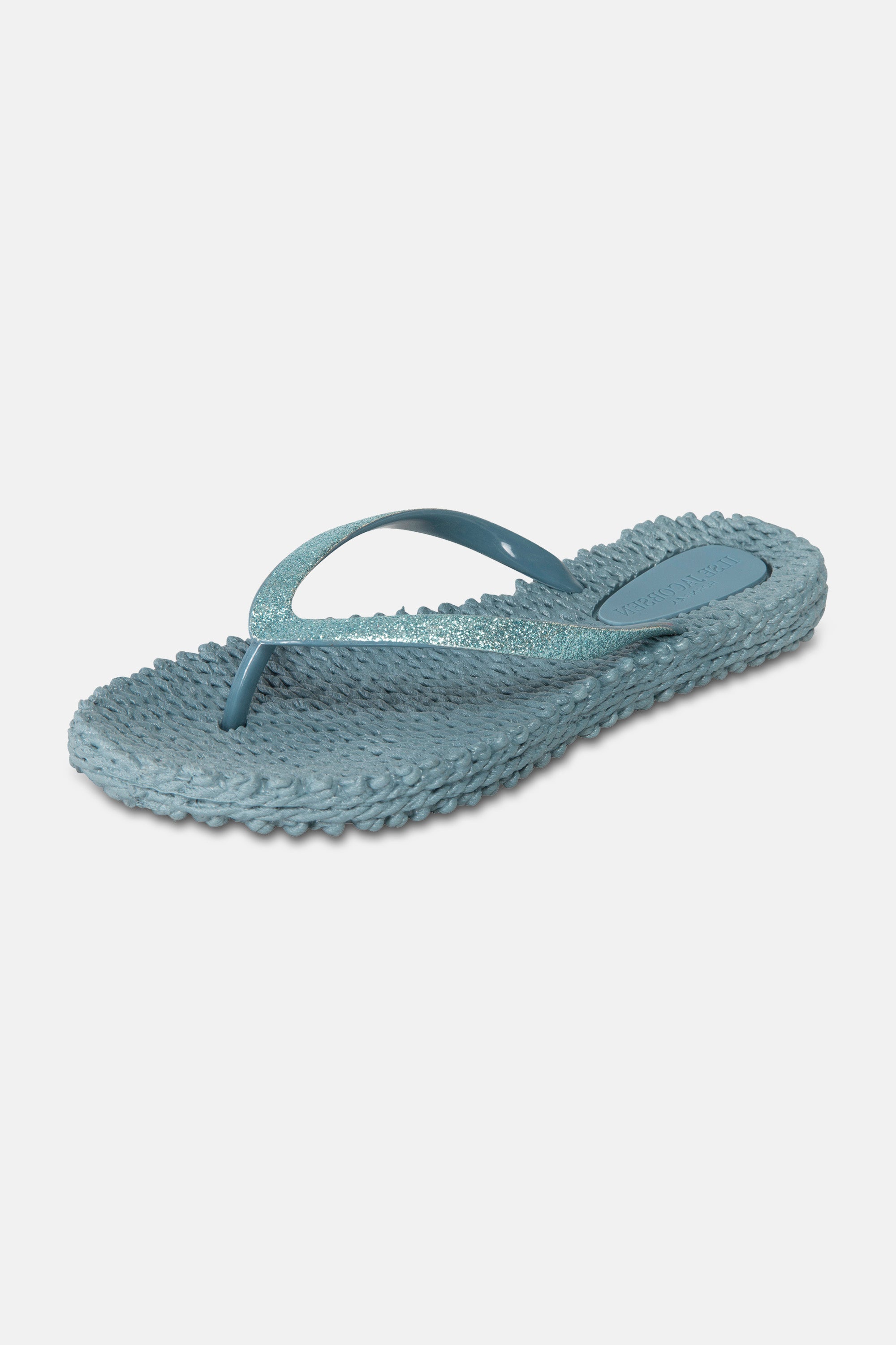 Flip Flop With Glitter Lichen Blue